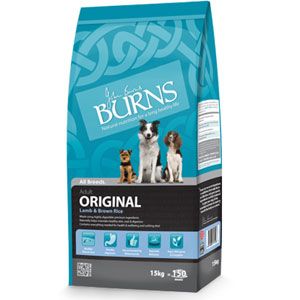 Burns dog food